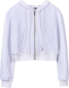 Sudadera con Capucha y Cremallera para Mujer al por Mayor OEM, la Mejor Calidad Premium, Diseño Moderno con Estilo Único, Sudadera con Capucha y Cremallera para Mujer a Bajo Precio - Product Image 4