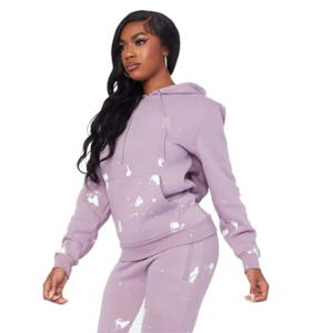 ชุดวอร์มผ้าโพลีเมอร์แฟชั่นลำลองสำหรับผู้หญิงทันสมัยใส่สบายออกแบบได้ตามต้องการสำหรับทุกโอกาส - Product Image 3