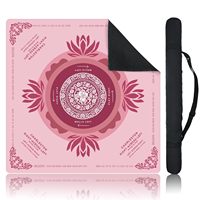 roze Mahjong-mat voor tafel, mooie Mahjong-mat Valentijn Mahjong-mat 31,5 inch grote roze Mahjong-mat tafelkleed voor Mahjong