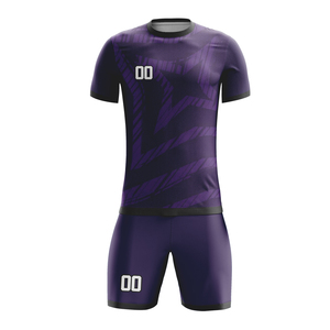 Customized Soccer Football Uniform Set with Solid Print Design Custom Names <b>Numbers</b> Breathable Quick Dry Short Sleeve <b>for</b> Autumn - Product Image 4