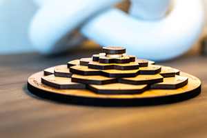 Planche de puzzle circulaire en bois de qualité supérieure pour le développement de la pensée logique, le développement du cerveau et les jeux d'apprentissage en intérieur - Product Image 5