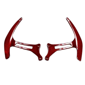 Palettes de changement de vitesse étendues en fibre de carbone pour volant de voiture Ferrari 458 430 360, accessoires intérieurs 176335 176336 - Product Image 1