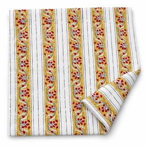 Tissu en voile de coton peigné imprimé à la main Pinksa Fashion, motif floral léger 60S60S 90 GSM, style Rajasthan, en stock - Product Image 4