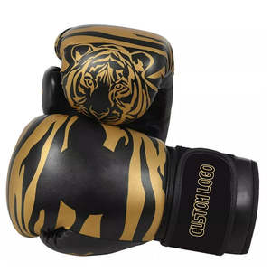 ถุงมือชกมวยหนังแท้คุณภาพสูงสำหรับมืออาชีพ ขายส่ง MOQ ต่ำ ยืดหยุ่น กันน้ำ ปิดแบบผูกเชือก ผลิตในปากีสถาน เหมาะสำหรับ MMA มวยไทย - Product Image 6