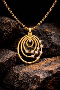 สร้อยคอเงินแท้ 925 ชุบทองคำขาว 14k ชุบทองคำชมพู ประดับเพชร CZ รูปทรงวงกลมแบบมินิมอล ของขวัญสุดหรูสำหรับวันวาเลนไทน์ - Product Image 4