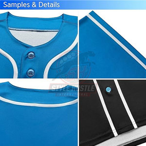 Ropa Deportiva, Jersey de Béisbol de Color Sólido, Jersey de Béisbol de Secado Rápido, Jersey de Béisbol Ajustado para Hombre - Product Image 4