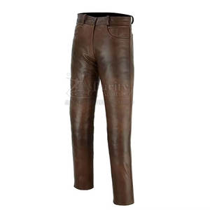 Ropa de moda Pantalones para hombre Mejor precio Pantalones de cuero para hombre Venta caliente de invierno Pantalones de cuero para hombre - Product Image 2