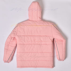 Chaqueta acolchada ligera unisex con capucha y cremallera, chaqueta acolchada de alta calidad, de mezclilla, transpirable, cómoda, de punto, de talla grande - Product Image 5