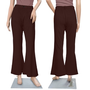 Pantalon de robe à tricoter exclusif pour femmes de qualité supérieure confortable taille basse toute la journée bas hiver logo vente - Product Image 6