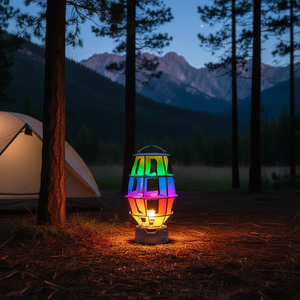 Bdt 3D Camper Beacon Lantern <b>USB</b> <b>LED</b> <b>Light</b> Height 65cm Diameter 34cm for Camping - Product Image 3