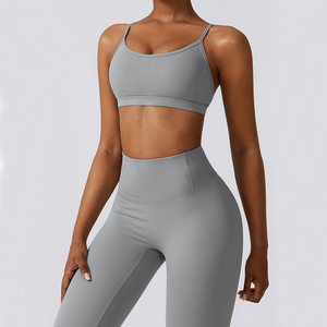 Venta al por mayor de entrenamiento sin costuras apretado Fitness gimnasio correr deportes Yoga Leggings ropa deportiva de alta calidad - Product Image 5
