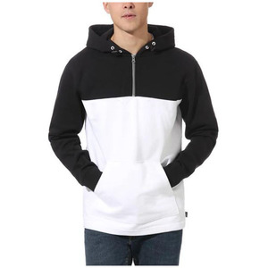 Sudadera con Capucha Personalizada de Alta Calidad con Cierre de 1/4, Bordada y Extra Grande para Hombre, Sudadera de Invierno de Algodón y Felpa, Sudaderas Personalizadas para Hombre - Product Image 1