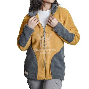 Veste polaire d'hiver à col montant et poche zippée pour l'extérieur Veste polaire respirante pour hommes grande taille - Product Image 2