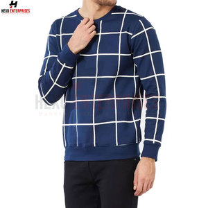 Sweat-shirt à col rond en coton organique épais de luxe avec logo personnalisé en polaire surdimensionnée vierge pour l'hiver Sweat-shirt de haute qualité - Product Image 4
