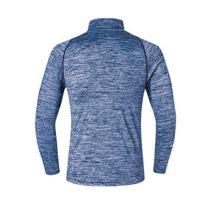 Sweat à capuche de course pour homme en polyester/coton imprimé numérique, couleur unie, respirant, coupe ample, vêtements de sport - Product Image 2