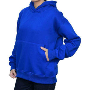 Sweat à capuche bleu royal surdimensionné pour femmes, sweat-shirt à manches longues confortable pour streetwear à la mode et vêtements décontractés de tous les jours. - Product Image 4