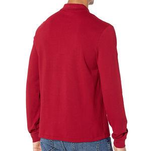 Polo à manches longues pour homme, haute performance, couleur unie, respirant, de haute qualité, pour polo à manches longues pour homme - Product Image 2