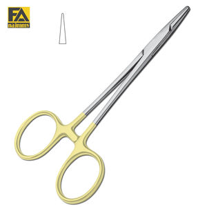 WEBSTER PORTE-AIGUILLE T.C. Porte-aiguille Webster de qualité professionnelle (lisse), instrument manuel en acier à mâchoires lisses lisses de 5 pouces - Product Image 1