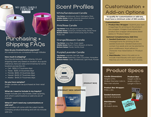 EN STOCK EN EE. UU. - Juego de Velas de Cereza Ecológicas y Hipoalergénicas con Estuche de Fósforos - Cera de Soja Orgánica de Lujo - 90 Horas de Duración - Para Hombres y Mujeres - Logotipo Personalizado - Product Image 4