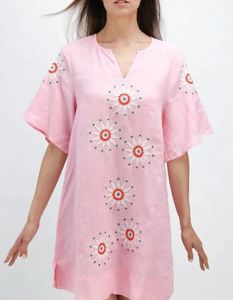 ชุดเดรสปักยูเครนสวยสุดพิเศษสำหรับผู้หญิงแขนยาวปักด้วยมือล่าสุดชุดเดรสที่ดีที่สุดของยูเครน - Product Image 2