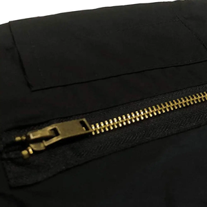 High Quality Premium Custom <b>Men's</b> Casual Bomber <b>Jackets</b> for Autumn/Winter Solid Color Canvas Reversible Embroidery Decoration - Product Image 6