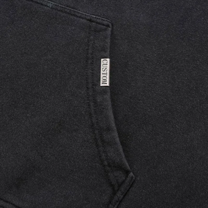 Sweat à capuche en coton mélangé avec broderie dynamique effet vieilli, design inspiré du streetwear, imprimé numérique et finition strass - Product Image 5