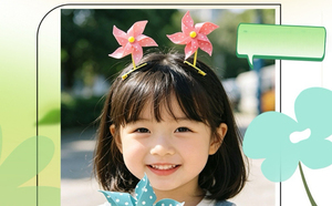 Barrettes rotatives pour enfants en forme de <span class=keywords><strong>moulin</strong></span> à <span class=keywords><strong>vent</strong></span>, fleur et étoile, accessoires capillaires mignons à motif de dessin animé pour filles - Product Image 6