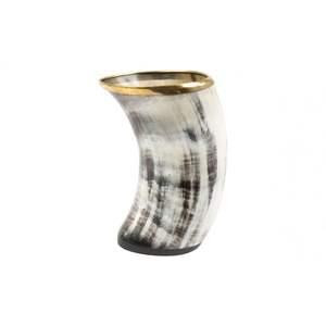 Taza Artesanal de Cuerno de Buey Natural, Estilo Vikingo, Religioso, Animal, Ecológica, Personalizable, Regalo Único - Product Image 1