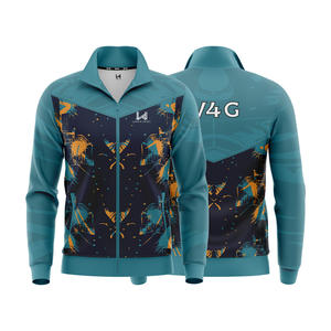 Custom Eco Friendly Unisex Bomber <b>Jacket</b> Full Zip Windproof Breathable Custom Front Printed Loose Fit Spring Formal Track <b>Jacket</b> - Product Image 6