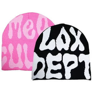 Gorros de calavera personalizados de peso pesado de alta calidad, gorros de punto de invierno con logotipo personalizado para negocios de playa y viajes - Product Image 6