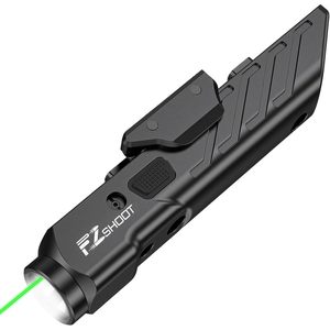 Combo Lampe Laser EZshoot 1700 Lumens LED en Aluminium Magnétique Rechargeable Rail Picatinny M Professionnel Sportif - Product Image 1
