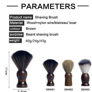 Brocha de Afeitar de Pelo de Zorro de Alta Calidad Hooper and Company con Punta Plateada, Mango de Madera, Profesional, Sostenible, para Barbería y Salón - Product Image 3