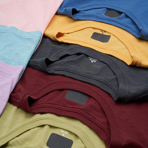 เสื้อยืดสำหรับทุกเพศผ้าฝ้ายโพลีเอสเตอร์ผสม180 GSM ชุดออกกำลังกายระบายความชื้นได้ดีผลิตแบรนด์ DTG ขายส่ง - Product Image 6