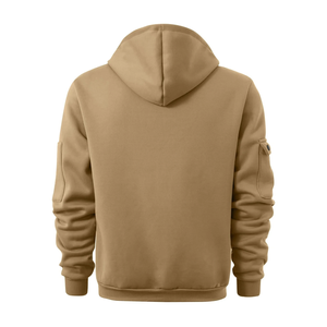 Sweatshirts à capuche et demi-fermeture éclair au design personnalisé pour hommes vente en gros exportation de sweats à capuche durables de couleur unie à la mode depuis le Bangladesh - Product Image 2
