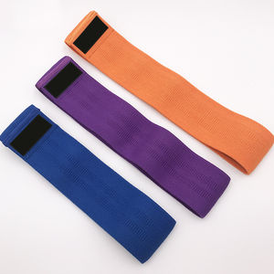 2021 New Design Custom Logo Gym Fitness Booty Band Exercise Stretch Hip Circle Printed <b>Fabric</b> with Resistant Loop - Product Image 5