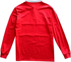 Polos de rugby personnalisés de haute qualité pour hommes Chemises de rue à manches longues Sérigraphie sur soie Chemises polo à rayures Toile brodée - Product Image 6