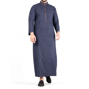 Premium Emirati Thobe Sage Luxury Kandura Ropa árabe tradicional Elegante para hombre Jubba Suave y transpirable Moderno Islámico - Product Image 4