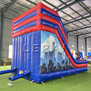 Toboggan gonflable commercial Spider Man Jeux de plein air Hupfburg les plus populaires Dmuchaniec pour les locations de fêtes - Product Image 4