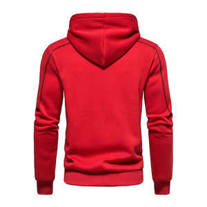 Sweat à capuche zippé en coton imperméable de haute qualité pour homme, essentiels d'hiver personnalisés, coupe courte, molleton lourd surdimensionné - Product Image 3