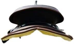 Selle Western équestre classique personnalisée de haute qualité avec arbre en fibre Logo personnalisé pour l'équitation synthétique de piste de course de baril - Product Image 5