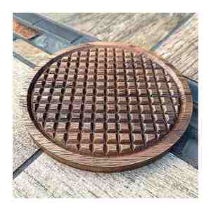 Vente chaude À La Main En Bois Arbre Sous-verres Noyer Sheeshm Bois Conception Personnalisée Fabrication Indienne Avec Une Qualité Supérieure - Product Image 2