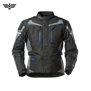 Veste de course pour motocycliste 100% imperméable en polyester/nylon pour hommes, taille plus, respirante, anti-UV, séchage rapide, vêtements de course de moto complets - Product Image 1