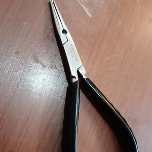 Herramienta de línea de pesca con mosca de acero inoxidable personalizable, gancho de goma suave para construir caña de pescar, trucha, objetivo, río, potencia Manual - Product Image 1