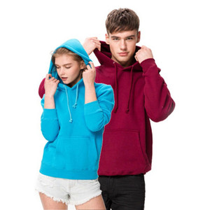 Haute qualité 500g coton Polyester mélange polaire athlétique unisexe hommes OEM blanc personnalisable hommes à capuche DDP expédition - Product Image 1