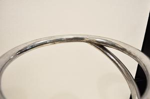 Premium Silver and Black Spring Shape <b>Umbrella</b> Bucket Mirror Finished Perfect for Elegant Home Lobby and Entryway Supplies - Product Image 4