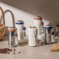 Vaso Térmico Inteligente LED de 450 ml, Termo de Acero Inoxidable, Taza de Viaje para Café, con Pantalla de Temperatura, Aislamiento Térmico de 6 a 12 Horas