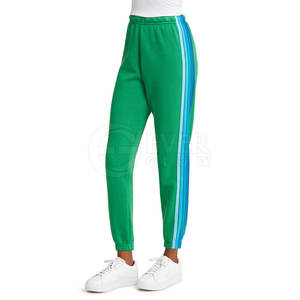 2024 gros pantalon respirant femmes pantalons de survêtement couleur unie Jogging pantalon Sport Style haute qualité coton Polyester pantalon - Product Image 3