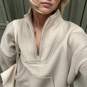 Conjunto de chándales para mujer, pantalones cómodos para correr, sudadera elegante de manga larga, ropa de calle informal para gimnasio, chándales de dos piezas - Product Image 6