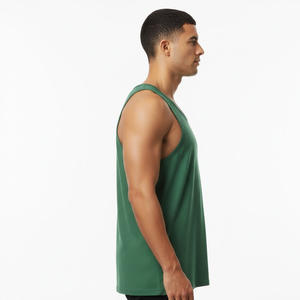 Hommes muscle débardeur OEM usine fournisseur en gros sur mesure sans manches vêtements de gym entraînement gilet fitness décontracté mode sportive - Product Image 4