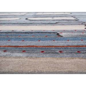 Tapis géométrique bleu Freedom Manchaha en laine et soie de bambou noué à la main pour la décoration de la maison et du salon Les-2004 Jaipur Rugs US - Product Image 3